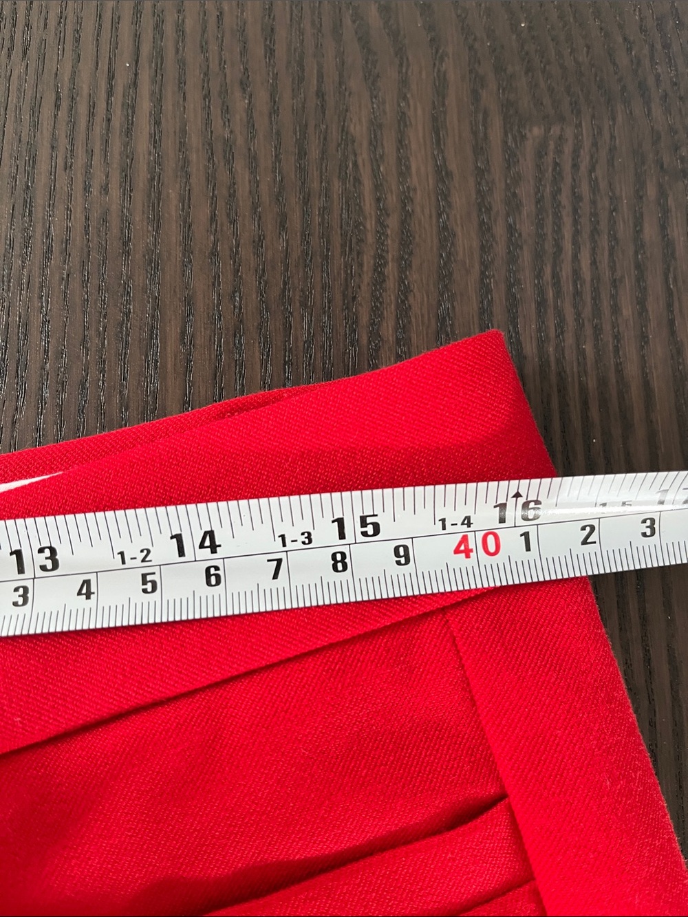 Banana Republic Sloan Red Tailored Straight-Leg Trousers Size 8 - Picture 11 of 13